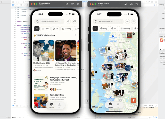 We made a small app to help find fun, age-appropriate activities in Seattle — any parents want to try our TestFlight beta?