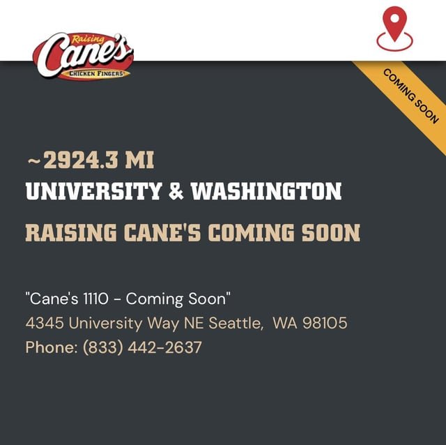 Raising Canes to open mid February!!
