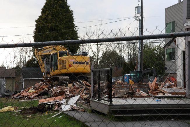 DEVELOPMENT: Business-building demolition north of Morgan Junction, for residential replacements