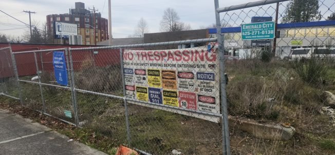 FOLLOWUP: Signs of work at Morgan Junction EV-charging lot site