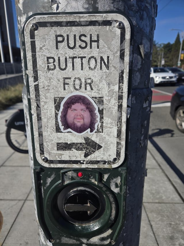 Found on a pole in u district 😭