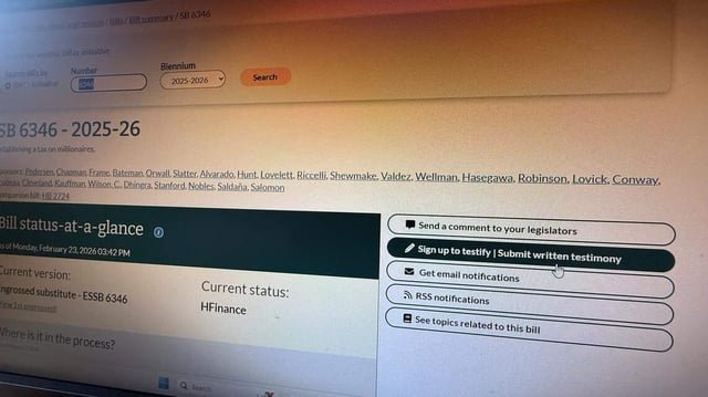 How many sign-ins about the ‘millionaires tax’ were fake? Thousands, group says