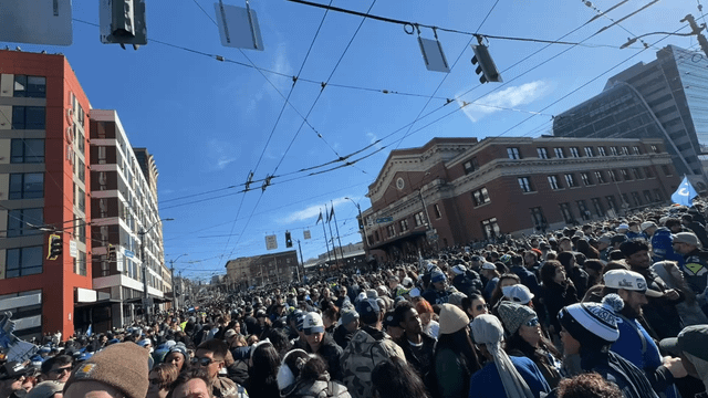 POV: trying to go somewhere after the parade