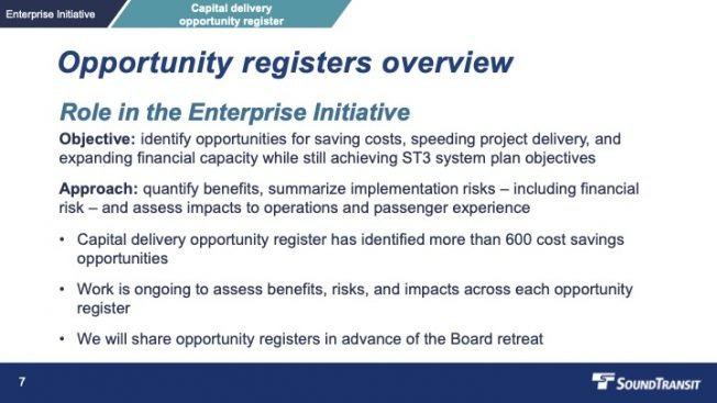 WEST SEATTLE LIGHT RAIL: 600+ ways to cut system-expanding costs? Sound Transit edging closer to official proposals