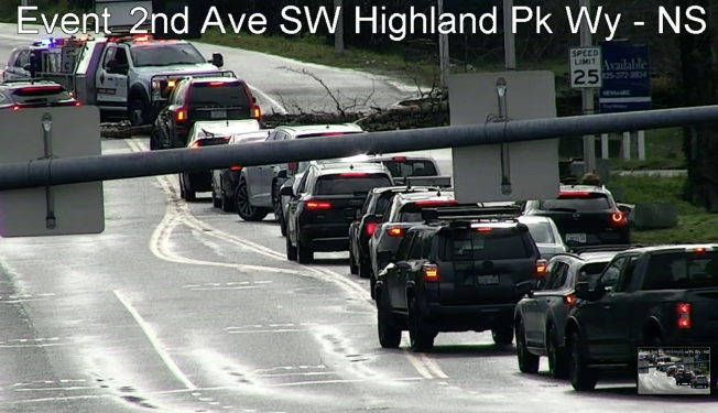 TRAFFIC ALERT: Tree down on West Marginal Way SW