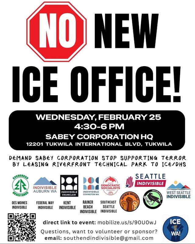 No ICE office in Tukwila!