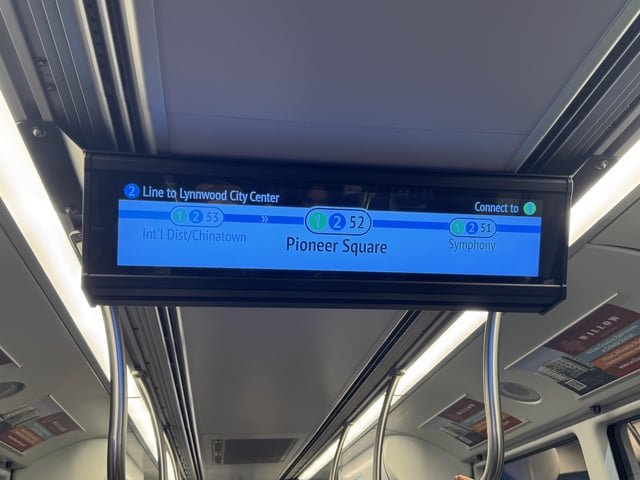 2 Line trains are being brought across the lake to provide additional service during parade crowding