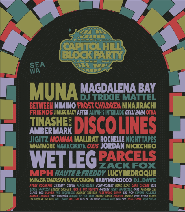 Capitol Hill Block Party 2026 Lineup Announced