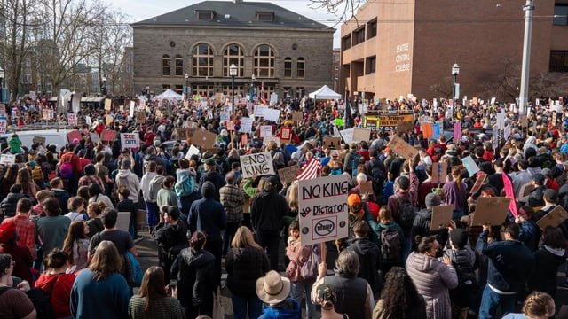 Seattle Anti-ICE protest on Jan 31st