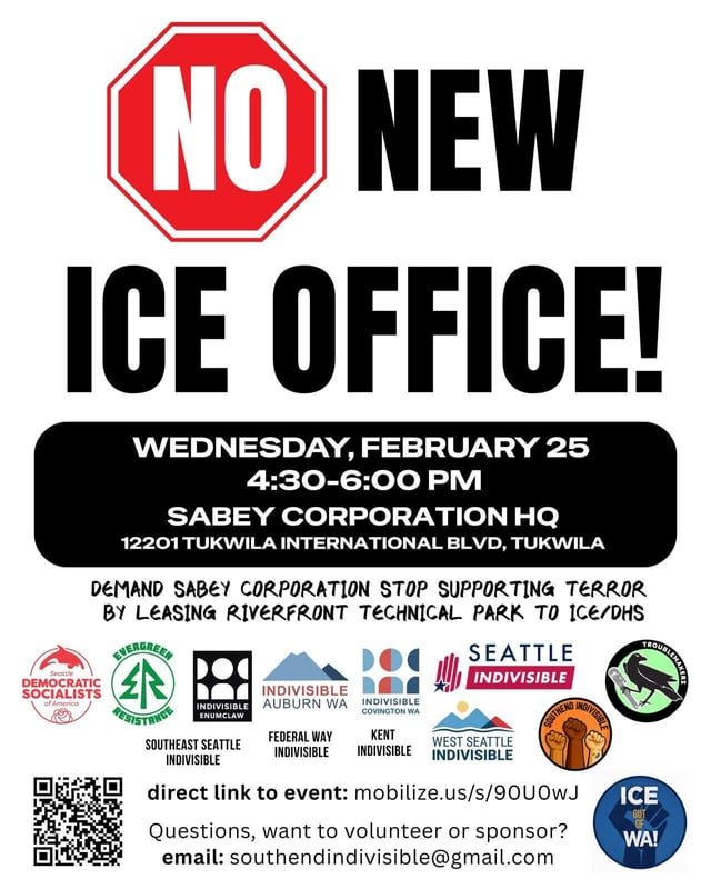 Tukwila ice protest