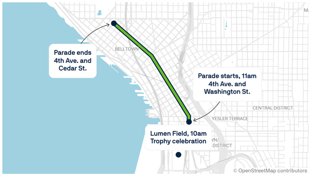 Seattle’s Super Bowl parade could draw a million fans