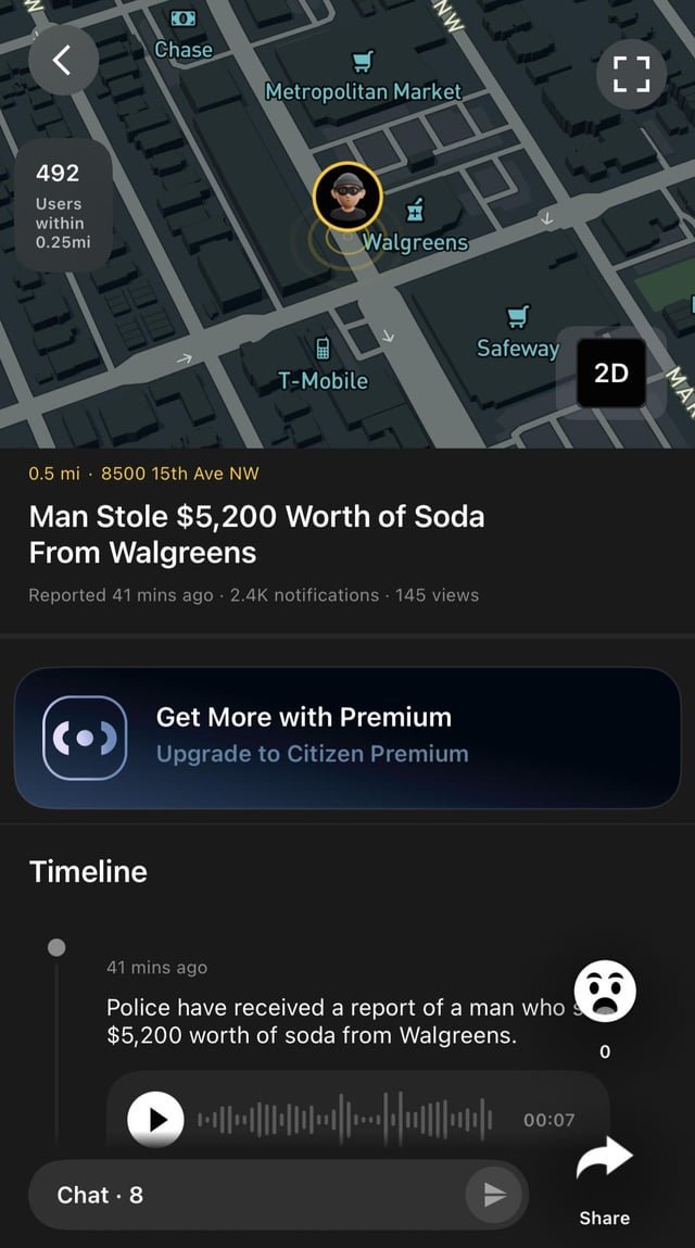 $5200 worth of stolen soda