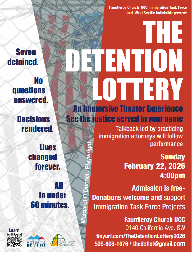 PREVIEW: ‘Detention Lottery’ returns to West Seattle one week from today, taking you ‘past today’s scary headlines and news clips’