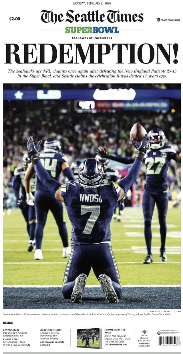 Seattle Times Front Page Today