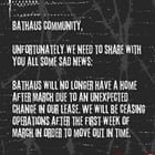 Bathaus is closing
