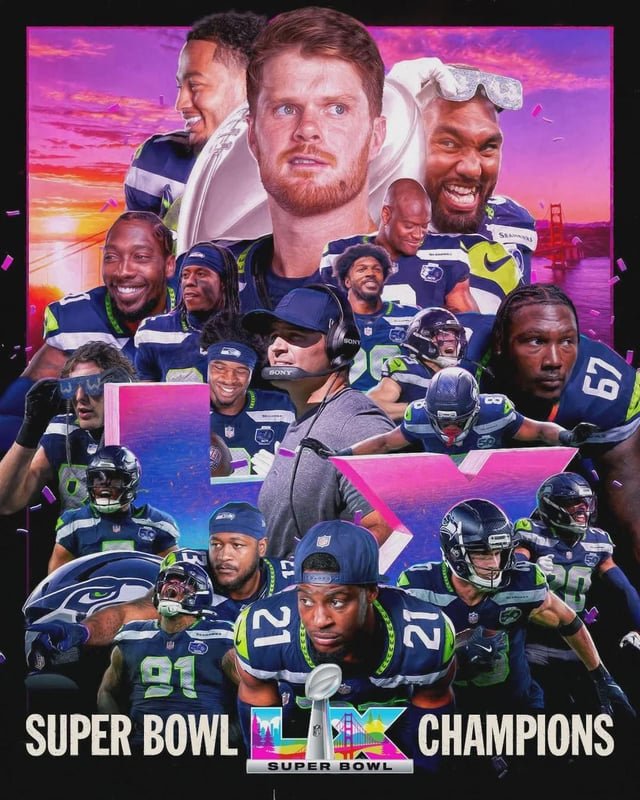 THE Seattle Seahawks ARE SUPER BOWL CHAMPIONS!!!