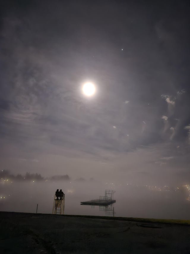 Green lake last night