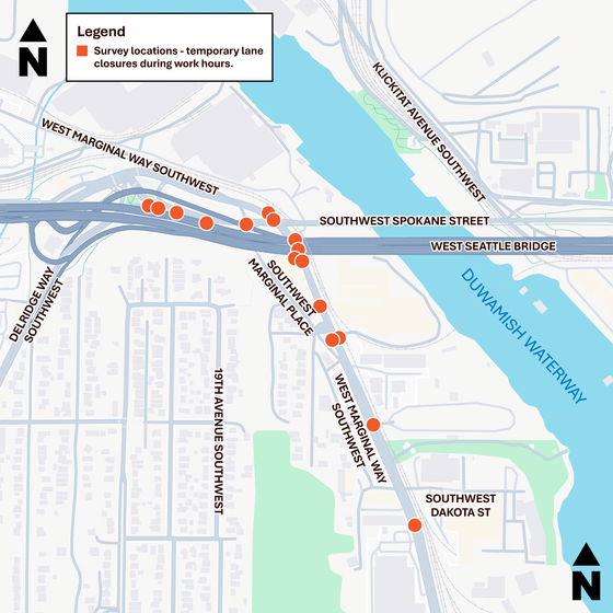 CLOSURE ALERT: Lane-closing nighttime work all week in northeast West Seattle