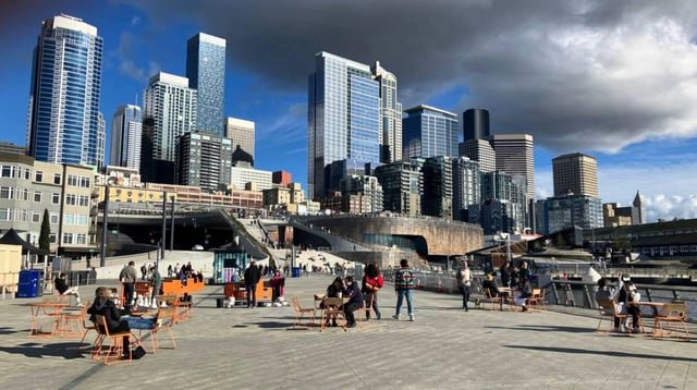 Went to the waterfront today
