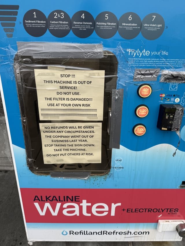 A Very Cursed Water Machine in West Seattle