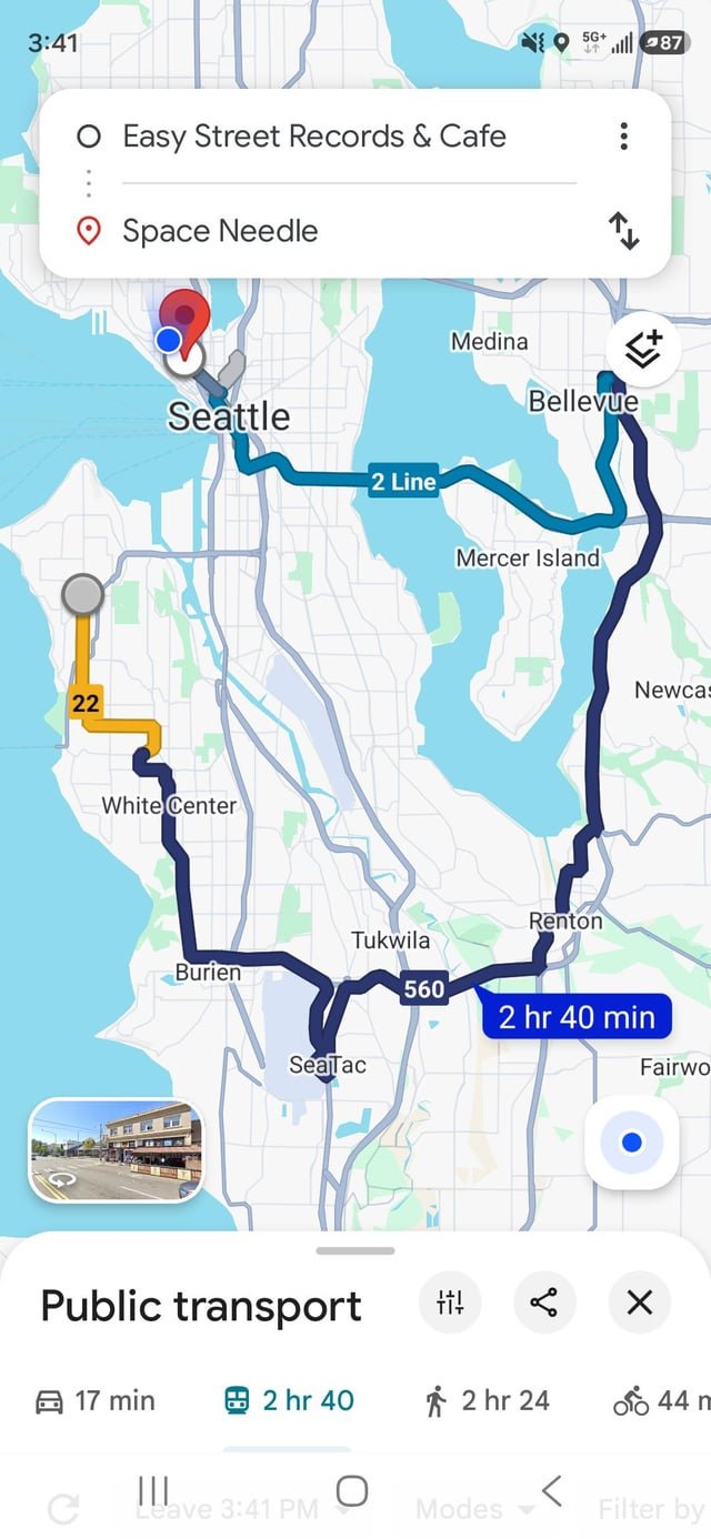 Is Google maps transit navigation completely broken for anyone else?
