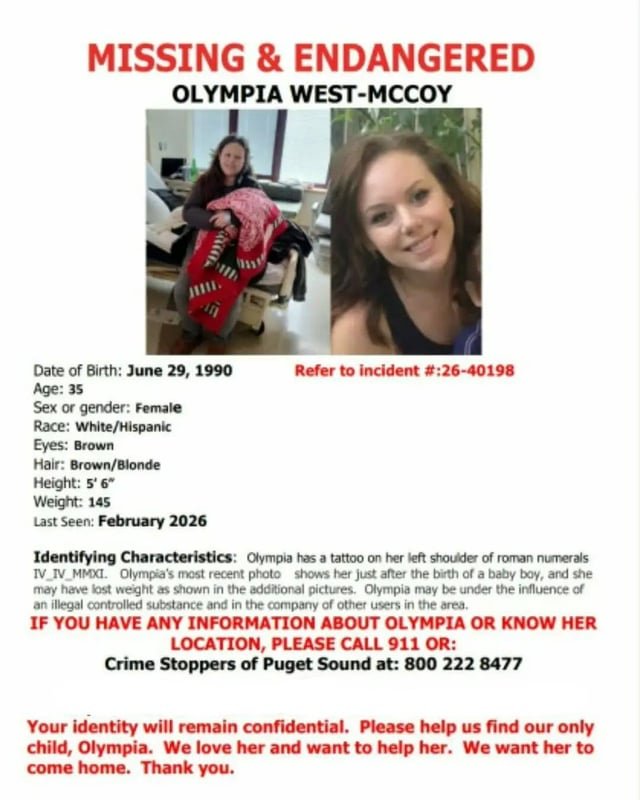 Missing Woman – Olympia West-McCoy