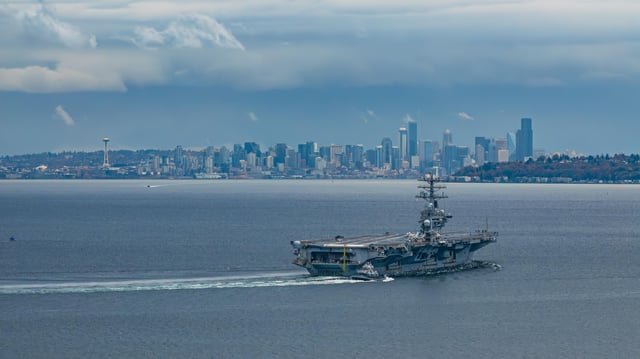 USS Nimitz aircraft carrier to depart Puget Sound for the last time ever tomorrow