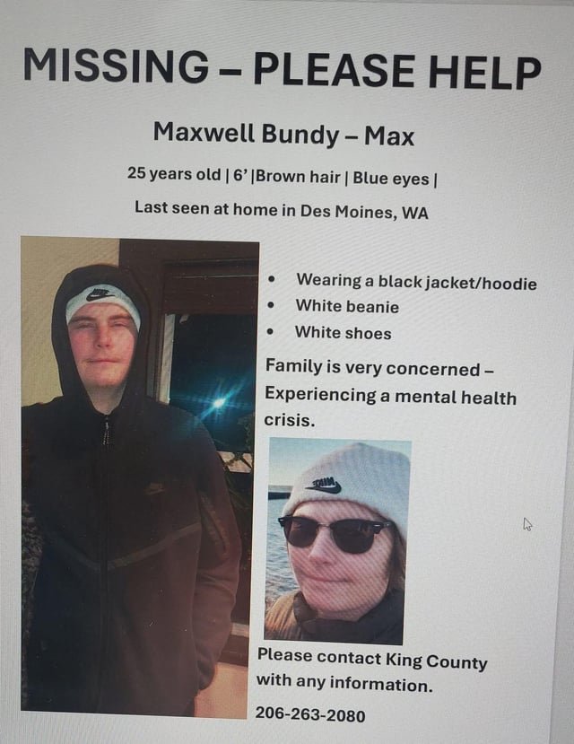 Missing as of 3/2 – updated information