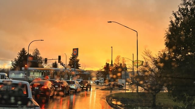 Beautiful sunset Pacific Northwest 3/4/26