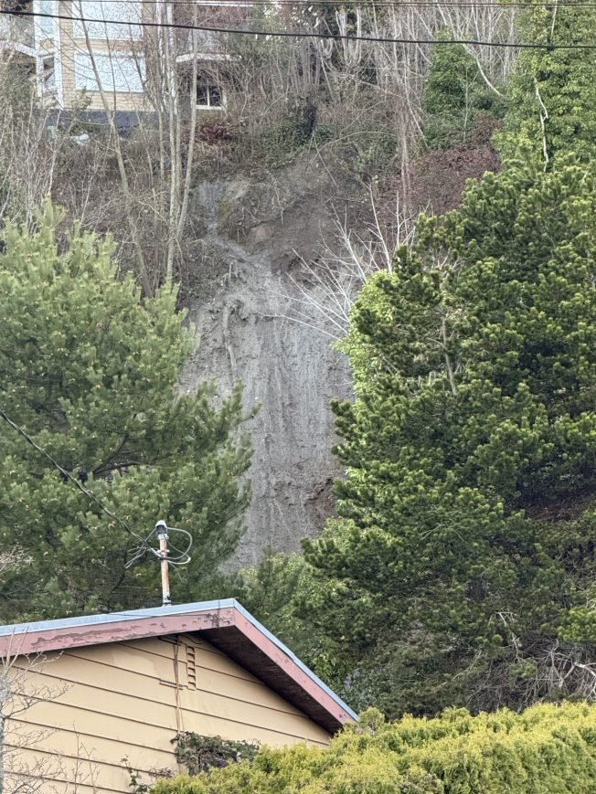 WEST SEATTLE WEATHER: Beach Drive slide aftermath