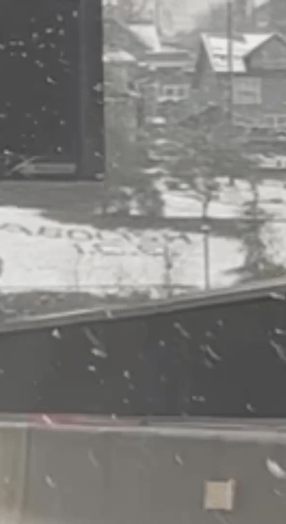 Dug a message into the snow off of the I-90 East Portal Viewpoint