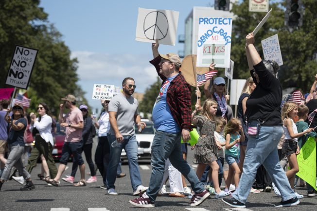 PREVIEW: Here’s what’s planned in West Seattle on next ‘No Kings’ protest day this Saturday