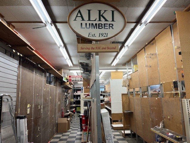 FOLLOWUP: Memories and anticipation as Alki Lumber prepares to close West Seattle location at EOD Friday