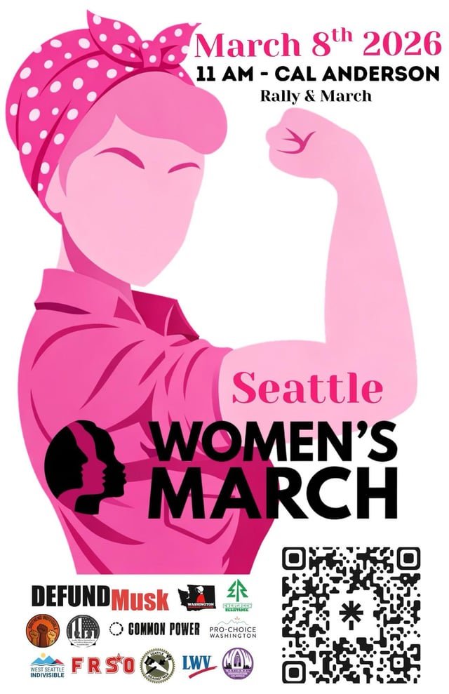 March to mark International Women’s Day 2026 will step off from Cal Anderson Park —featuring speakers City Attorney Erika Evans and Councilwoman Alexis Mercedes Rinck