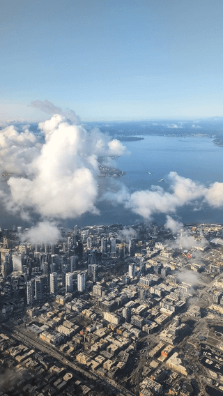 Your city looks great from the air.