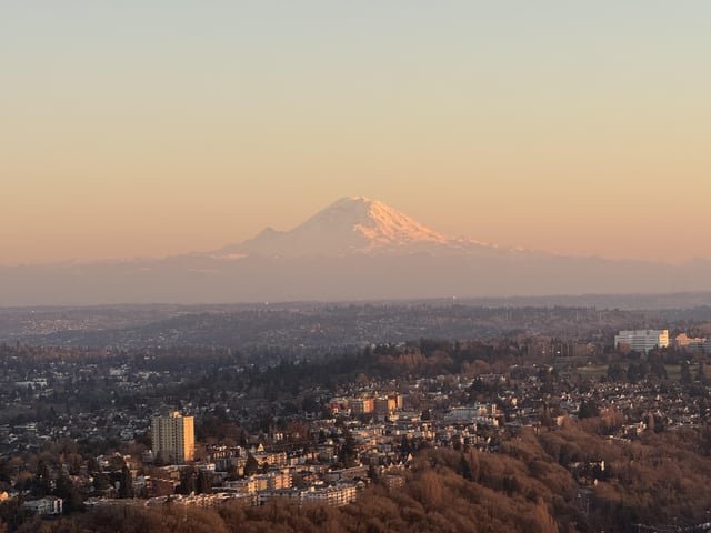 During yesterday’s sunset