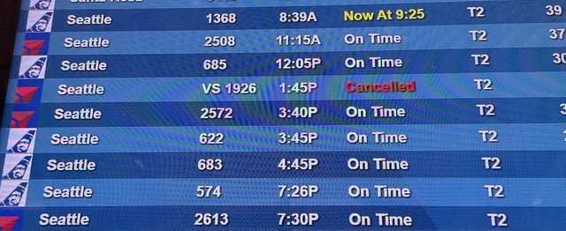 Opposite of I’m never leaving Seattle 💔