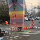 “I put my paint where it ain’t“ local artist Matt aka Zoaflux beautifying our city 🌆