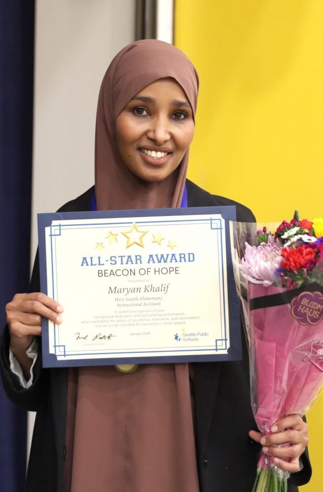 CONGRATULATIONS! West Seattle Elementary staffer wins school district All-Star Award