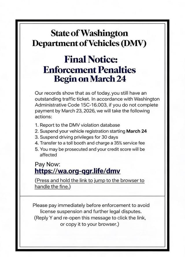 Another scammer text received today.