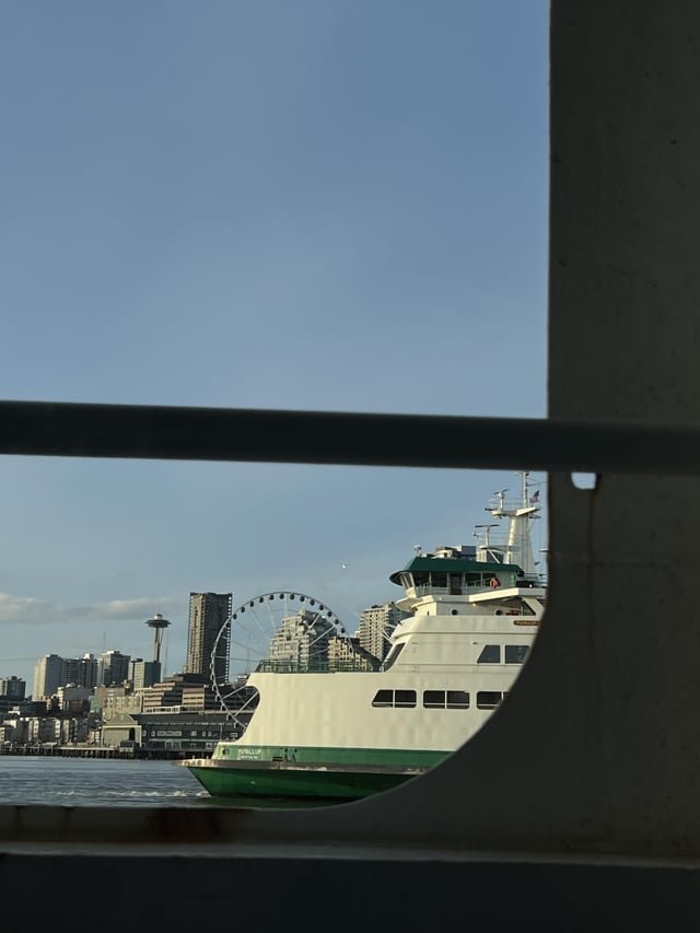 had the most beautiful ferry ride last night