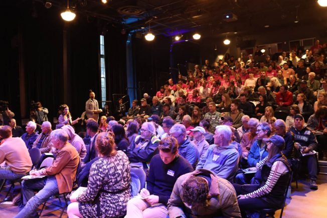 VIDEO: ‘We are going to get to West Seattle,’ Sound Transit promises overflow crowd at light-rail forum