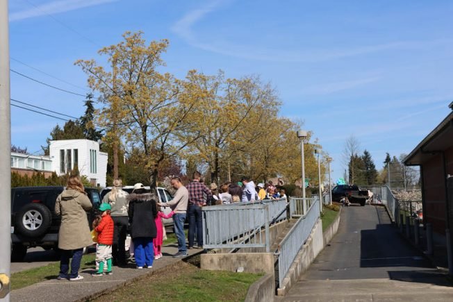 PHOTOS: Huge crowd of egg hunters in Highland Park