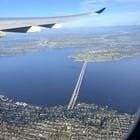 Always nice flying out or into Seattle