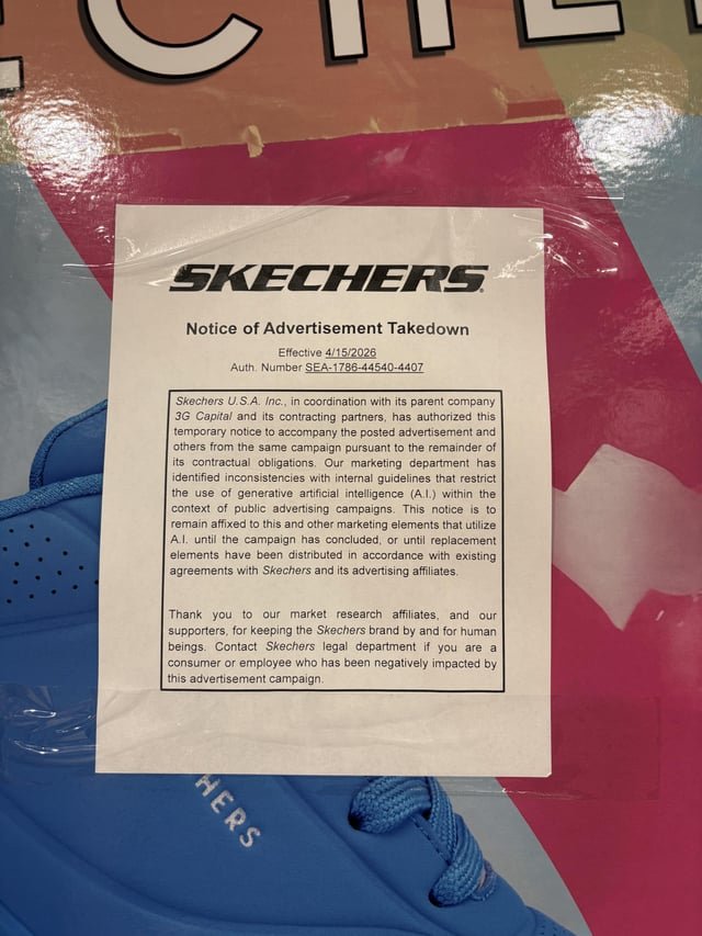 Update for Skechers AI Ads?