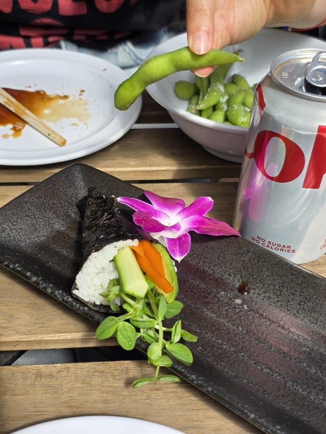 Is it ok to be pissed that I just paid $8+tax for this tiny vegan roll?