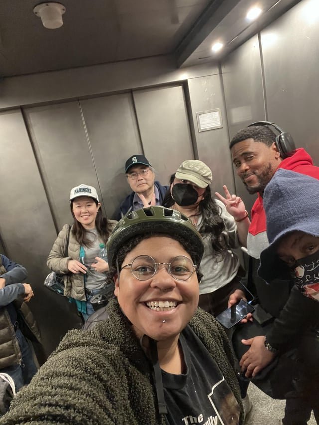 Got stuck in elevator 3 at the Beacon Hill station today lmao