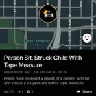 i travel all around the city for work, here are some cursed citizen notifs from my screenshot collection this year: