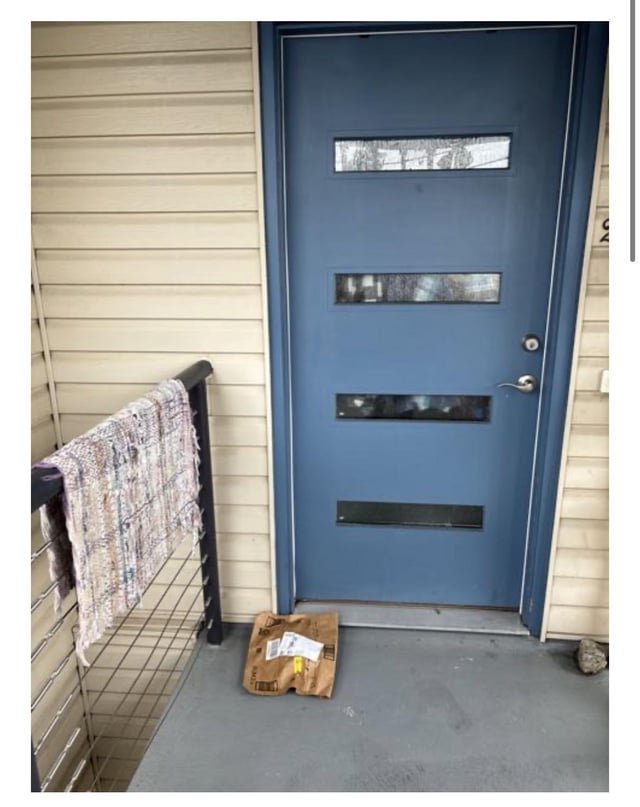 Somebody stole my doormat