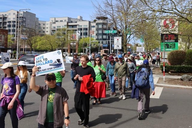 Seattle Rallies to Save Ballard Rail